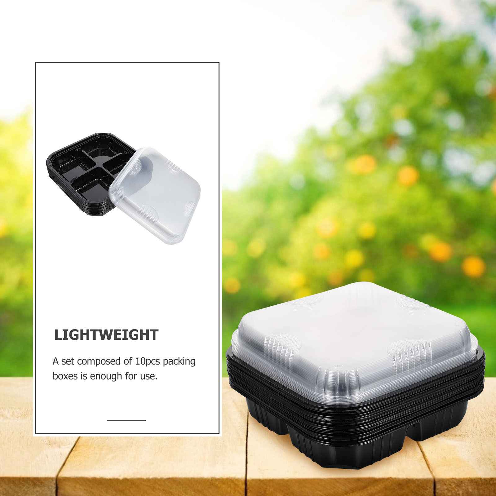 Food Storage Reserve - 10 stuks multifunctionele fruitverpakkingsdozen, lichtgewicht voedselreservoirdozen