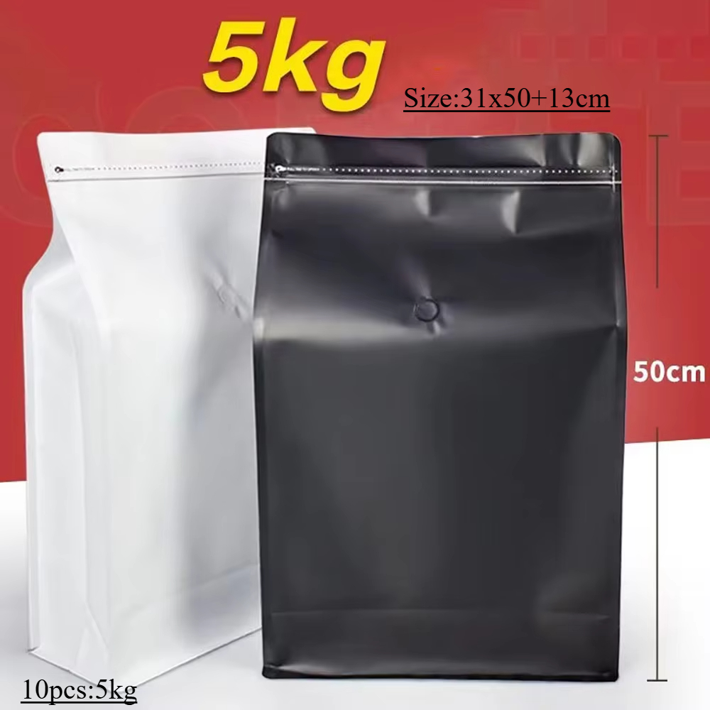 Food Storage Zip Lock Bags - 10 stks 5 kg Ziplock Koffieboon