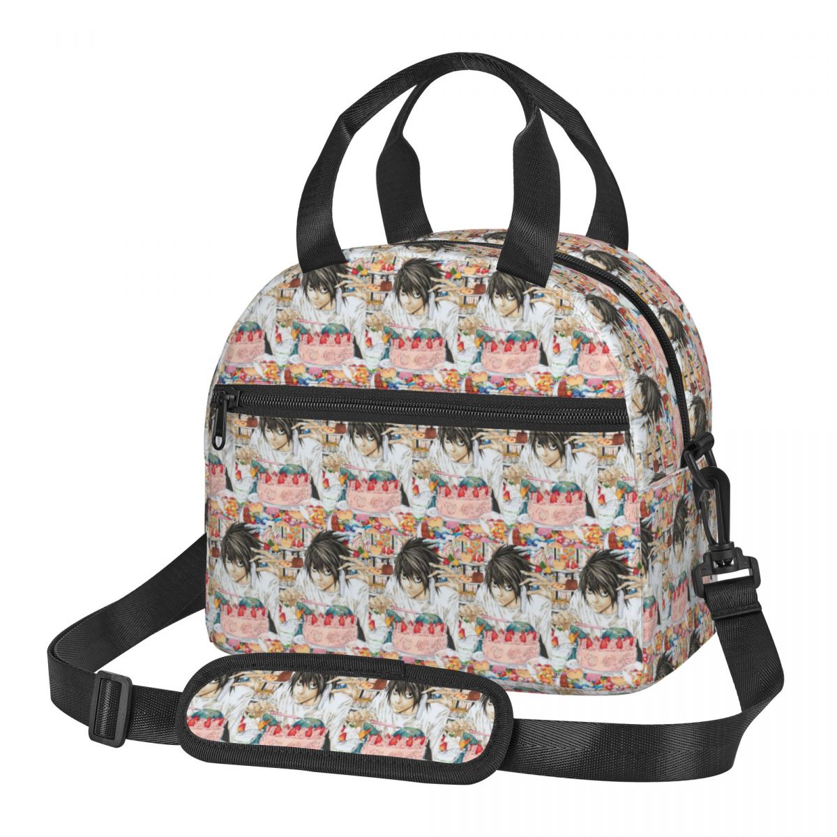 Food Storage Notes - Deaths Notes Ryuk Anime geïsoleerde lunchtas