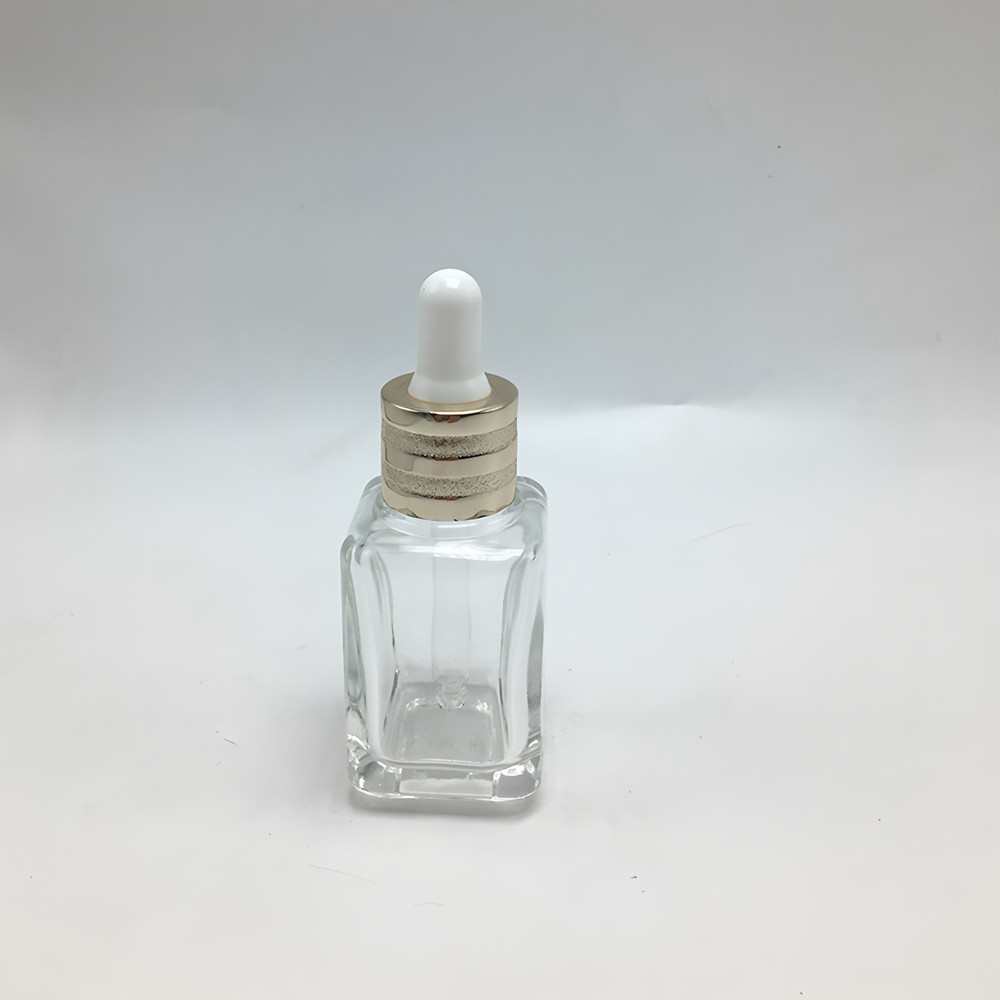 Food Storage Set Glass - Vierkante druppelflesje van 30 ml, dispenser