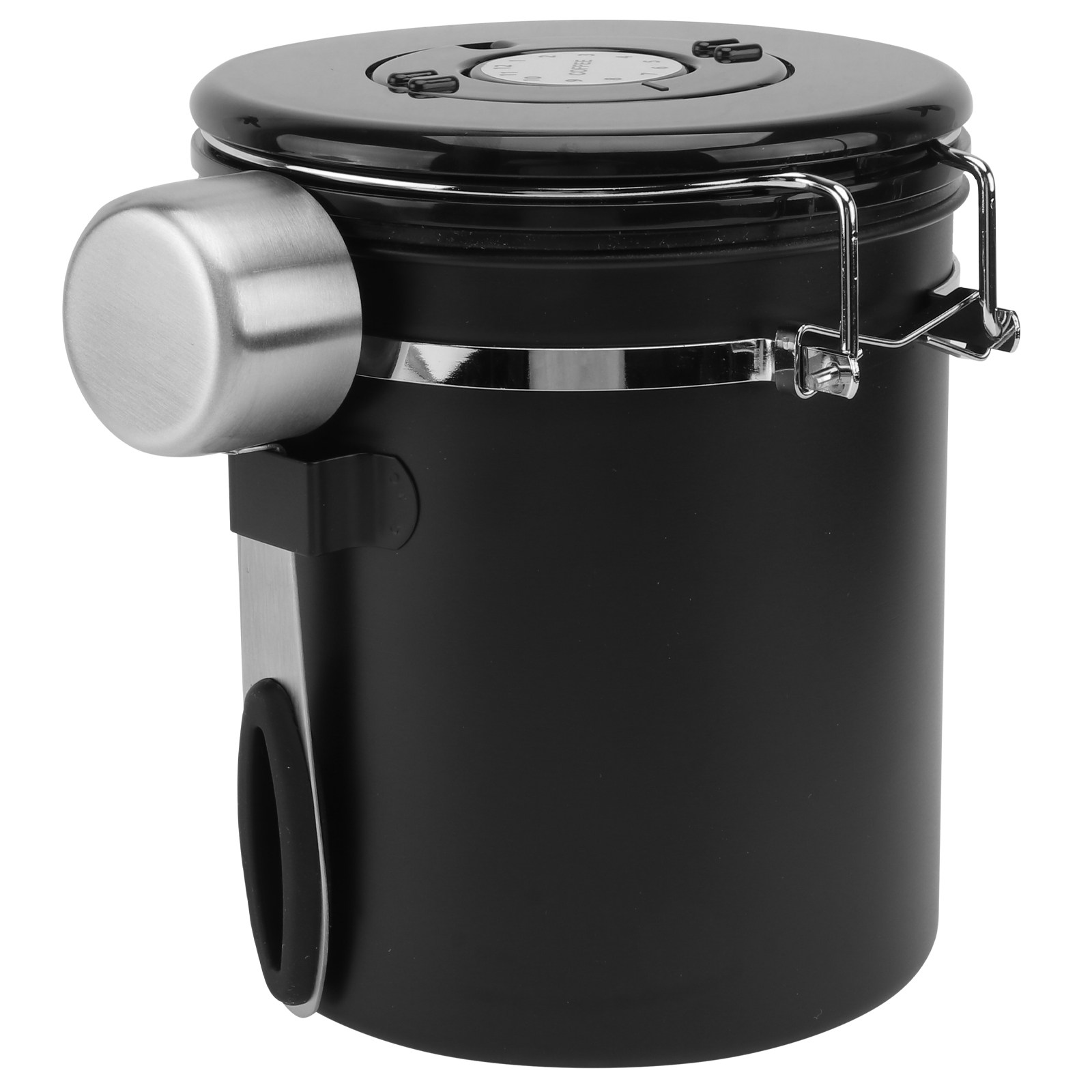 Food Storage Containers With Lids - 1 stuks premium roestvrijstalen koffiebonenopslagpot met