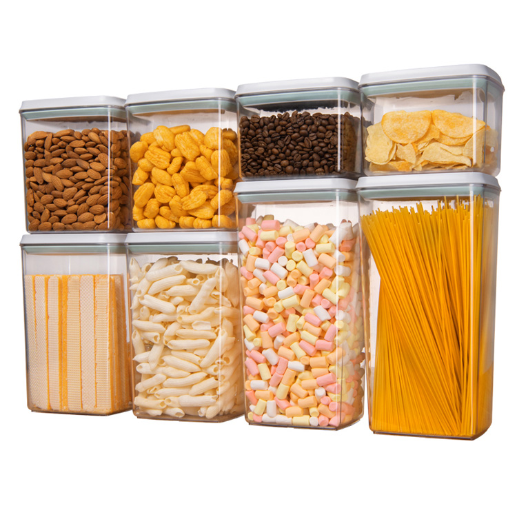 Food Storage Kitchen Container Set - Fabriek directe luchtdichte voedselopslagcontainer set 8-delige