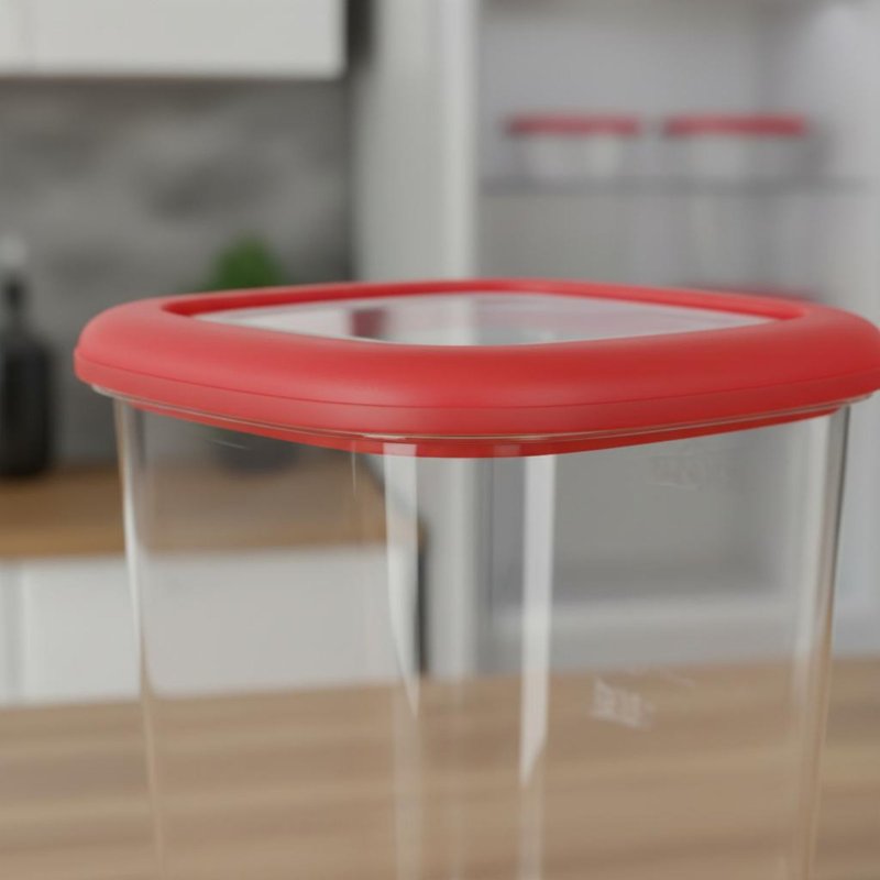 Food Storage Bins - 6-delige luchtdichte voedselbewaarset met transparant design,