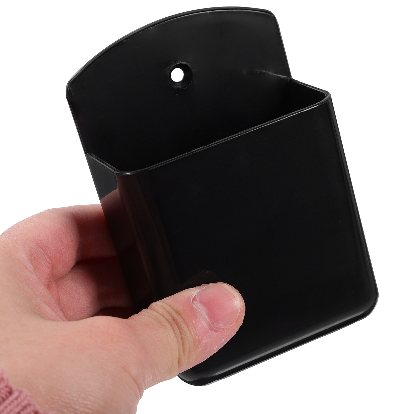 Food Storage Boxes - 2 stuks wandgemonteerde afstandsbedieningshouder, wandopbergbox voor