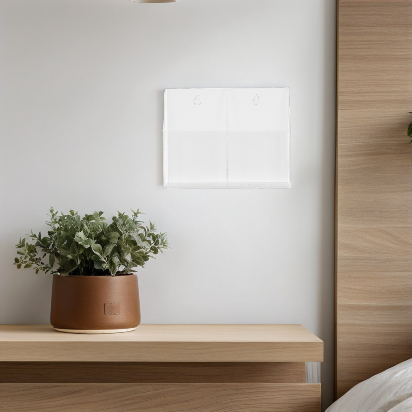 Food Storage Boxes - Acryl wandmontage opbergdoos, transparant modern design