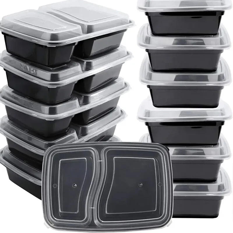 Food Storage Kitchen Container Set - 10 sets wegwerp voedseldozen met deksels