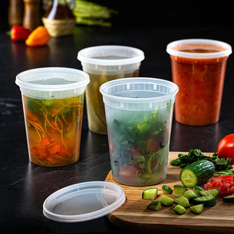 Food Storage Meal Prep - Voedselopslagcontainers Met Deksels Vriezer Opbergcontainer Lunchmaaltijd
