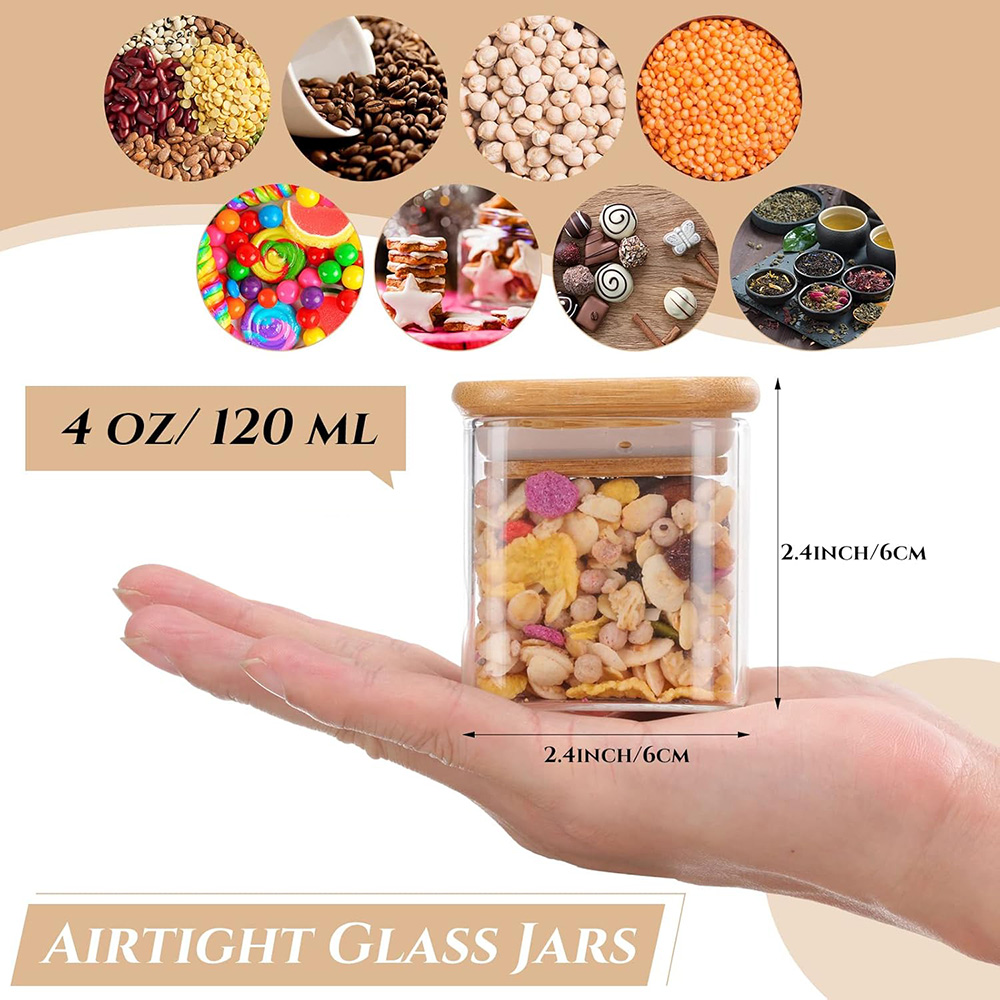 4oz 6Packs glazen potten set m - Food Storage Set Glass recensie en prijs