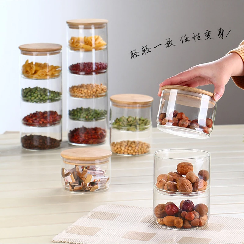 Nieuwe 1200 ml 3-laags glazen  - Food Storage Set Glass recensie en prijs