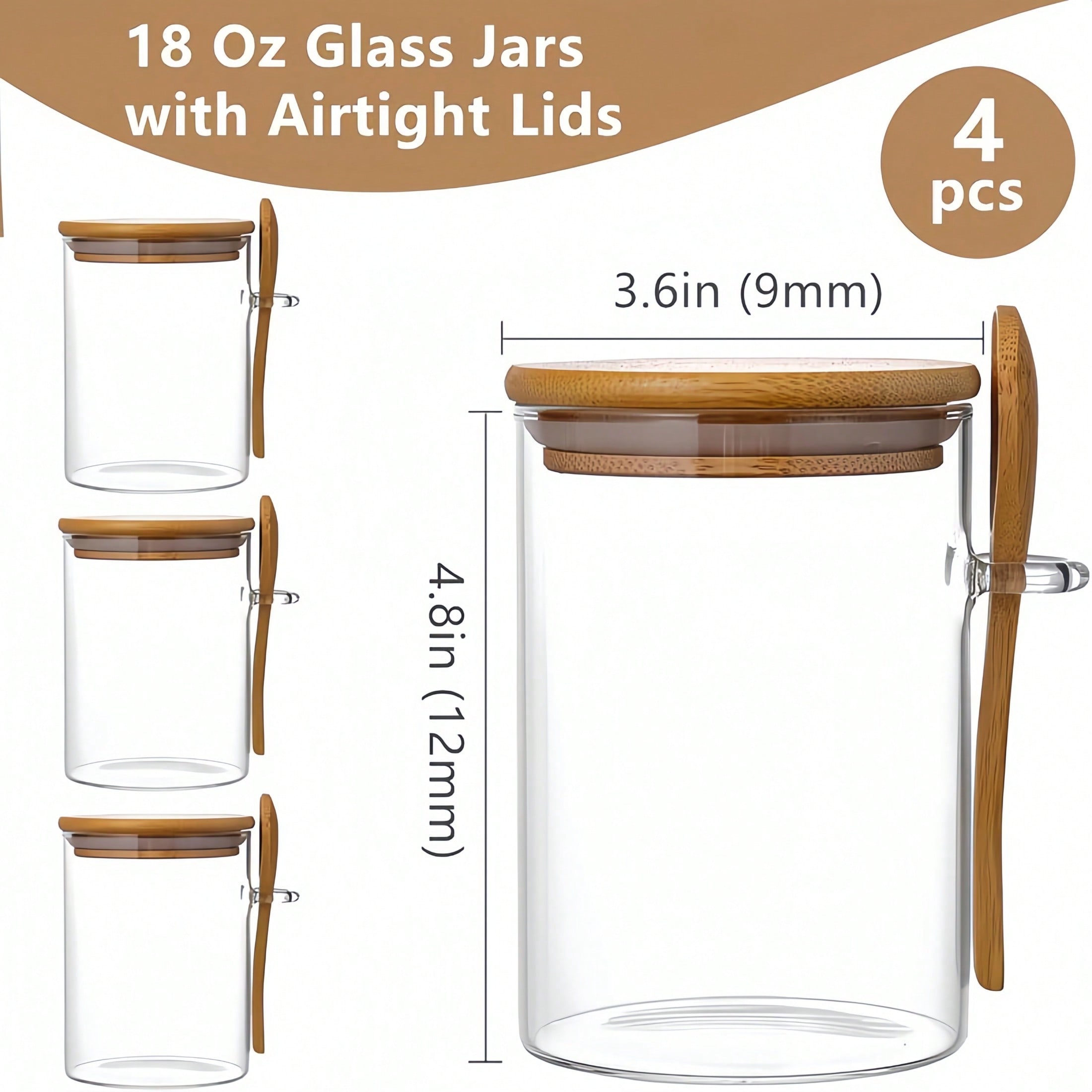 4-delige opbergset (inclusief  - Food Storage Set Glass recensie en prijs