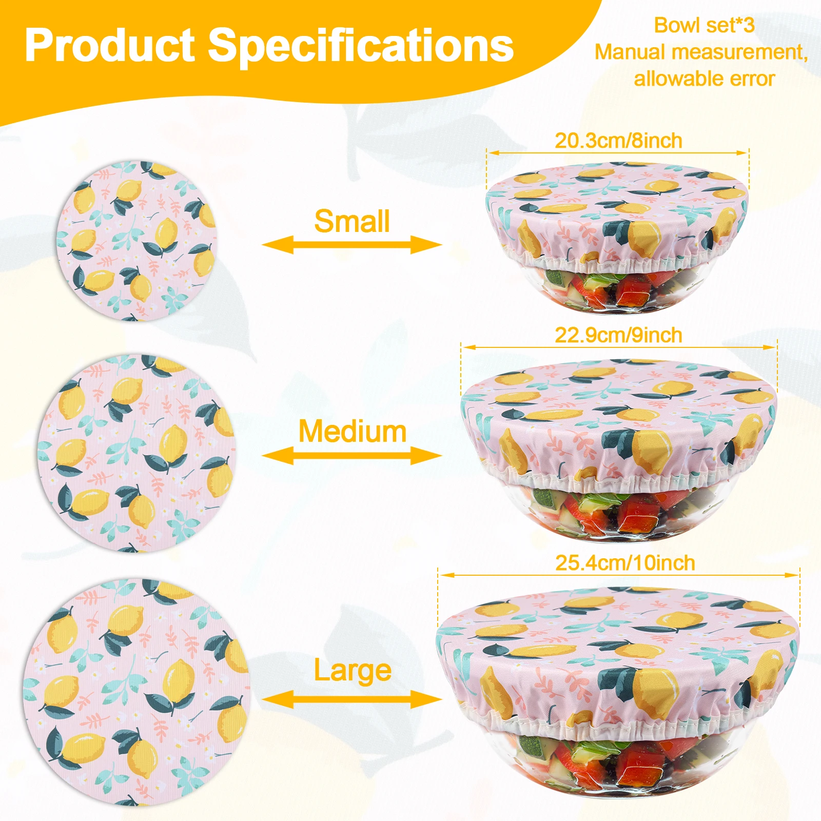 3 Stuks Kom Covers Set Elastis - Food Storage Kitchen Container Set recensie en prijs