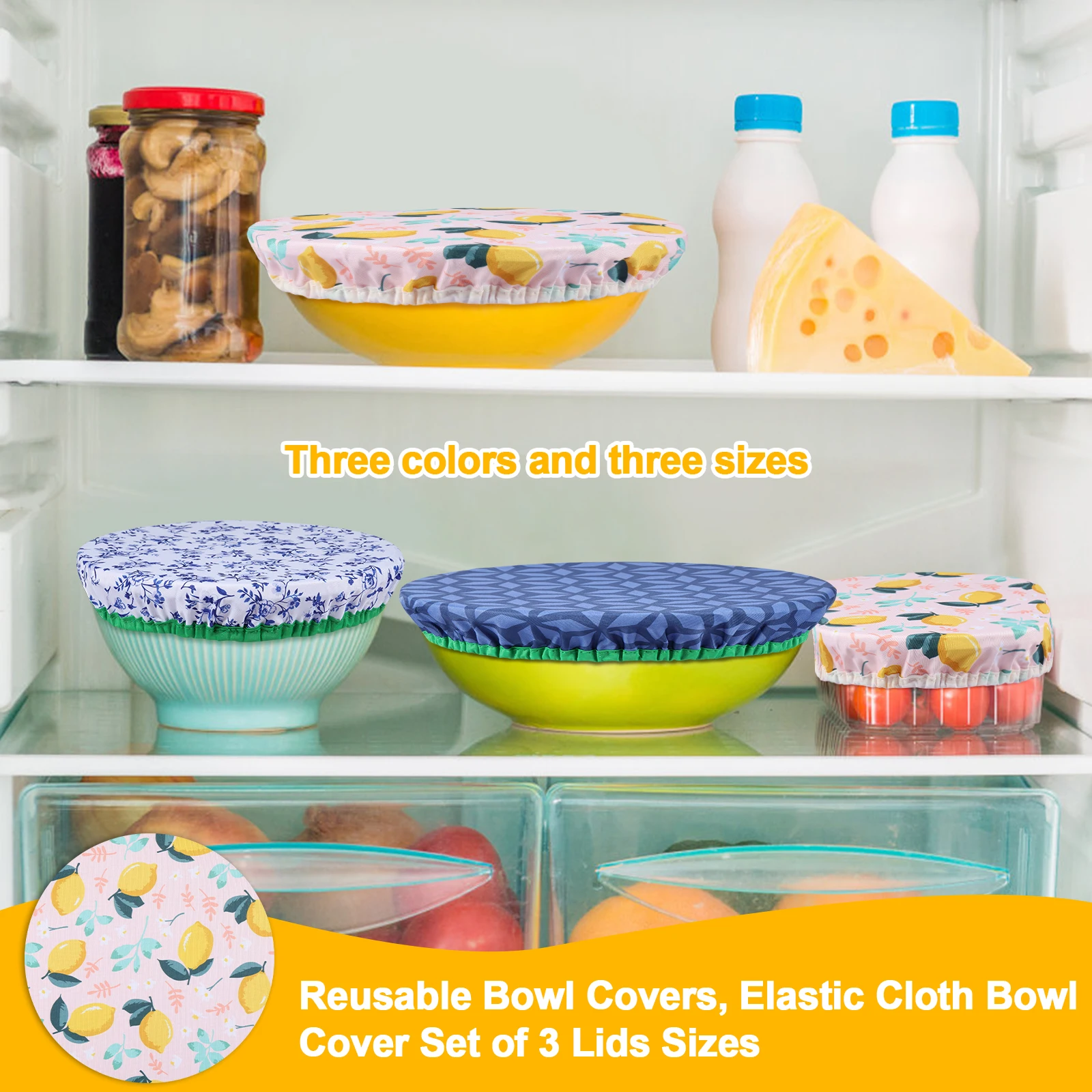 3 Stuks Kom Covers Set Elastis - Food Storage Kitchen Container Set recensie en prijs