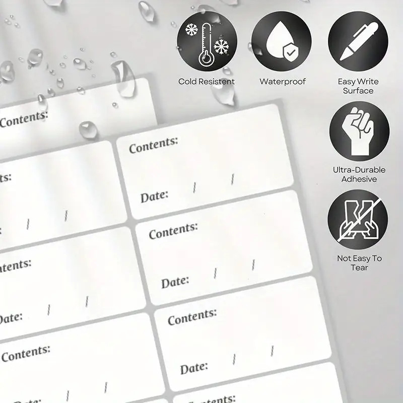 100% waterdicht verwijderbaar  - Food Storage Notes recensie en prijs