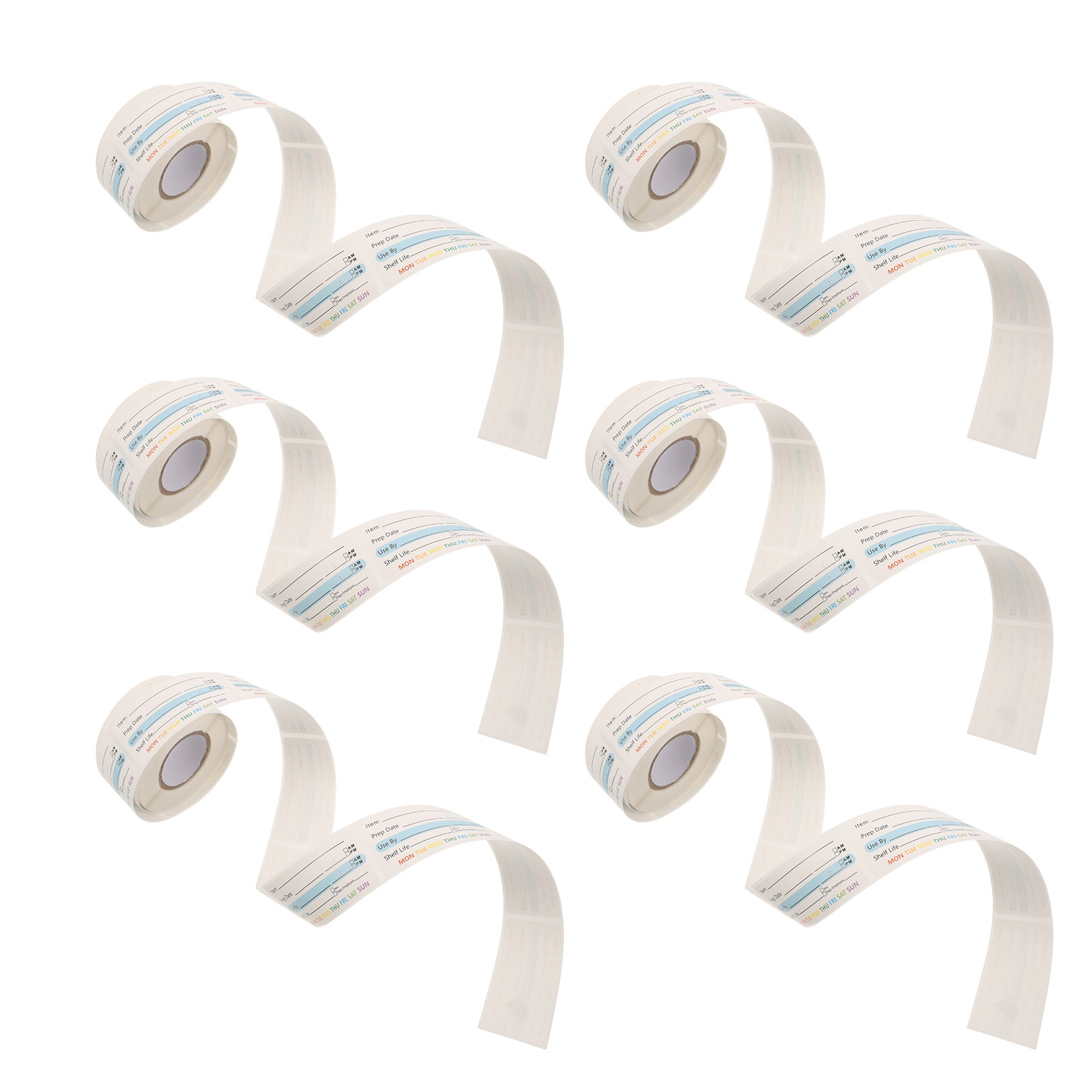 6 Rollen Voedselopslaglabels,  - Food Storage Expiration Dates recensie en prijs