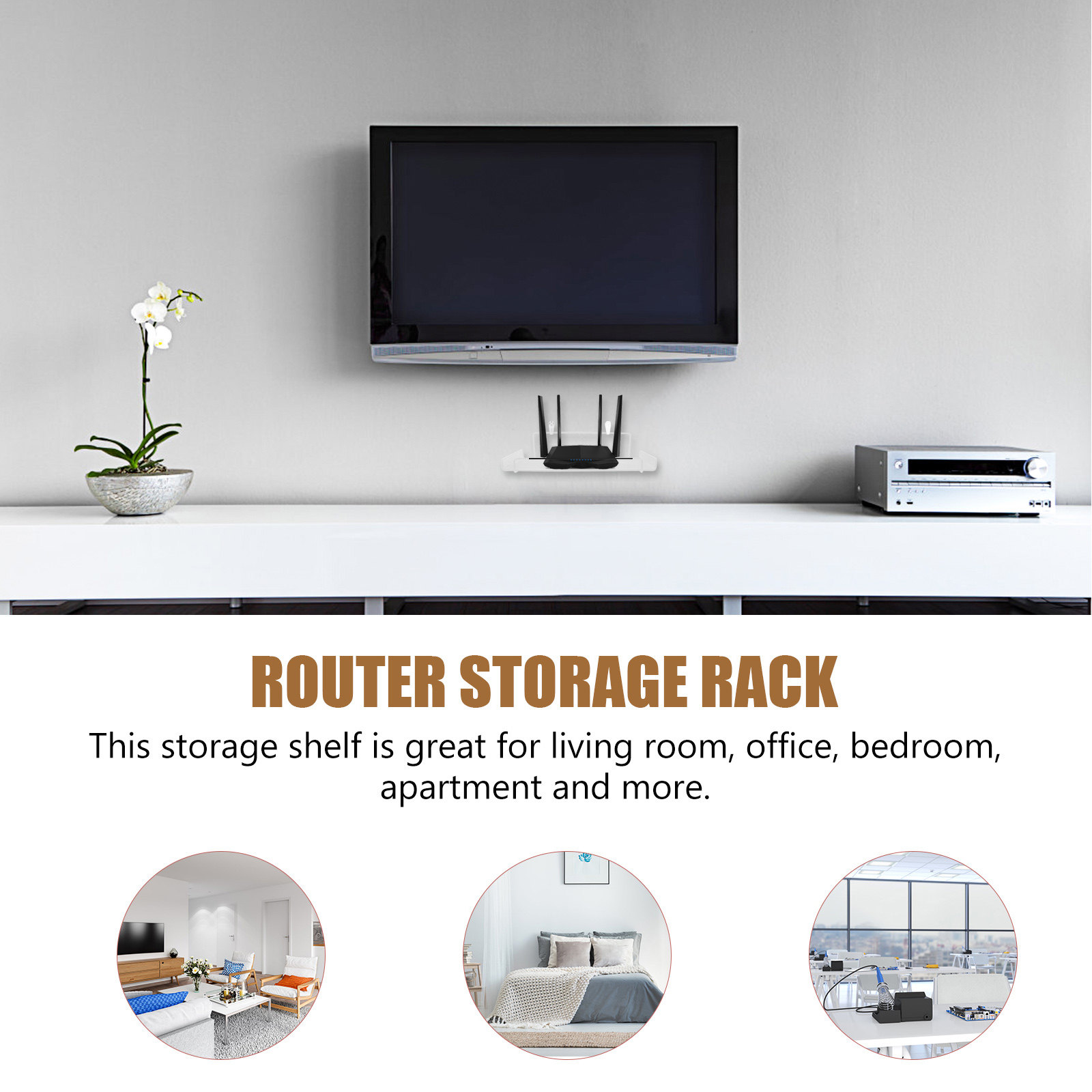 Wandmontage routerhouder zonde - Food Storage Boxes recensie en prijs