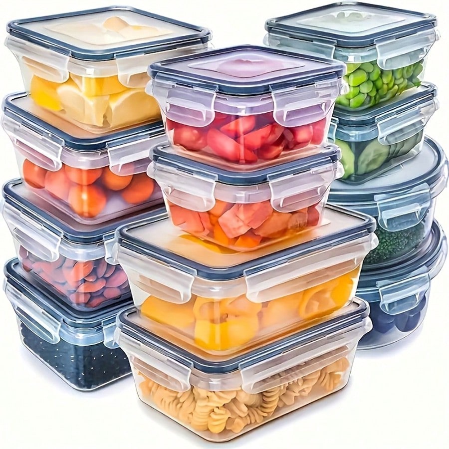 24-delige set voedselcontainer - Food Storage Meal Prep recensie en prijs