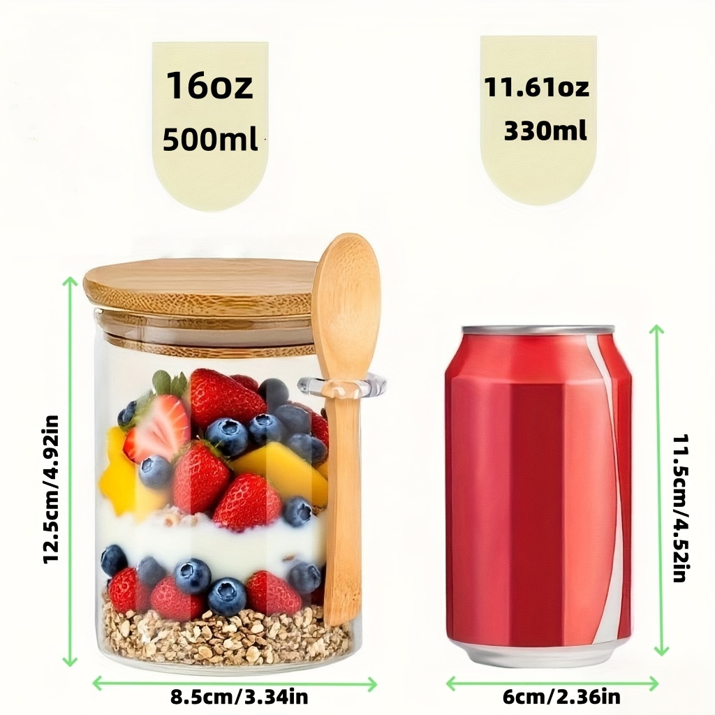 1/2/4/8-delige havermoutglazen - Food Storage Set Glass recensie en prijs