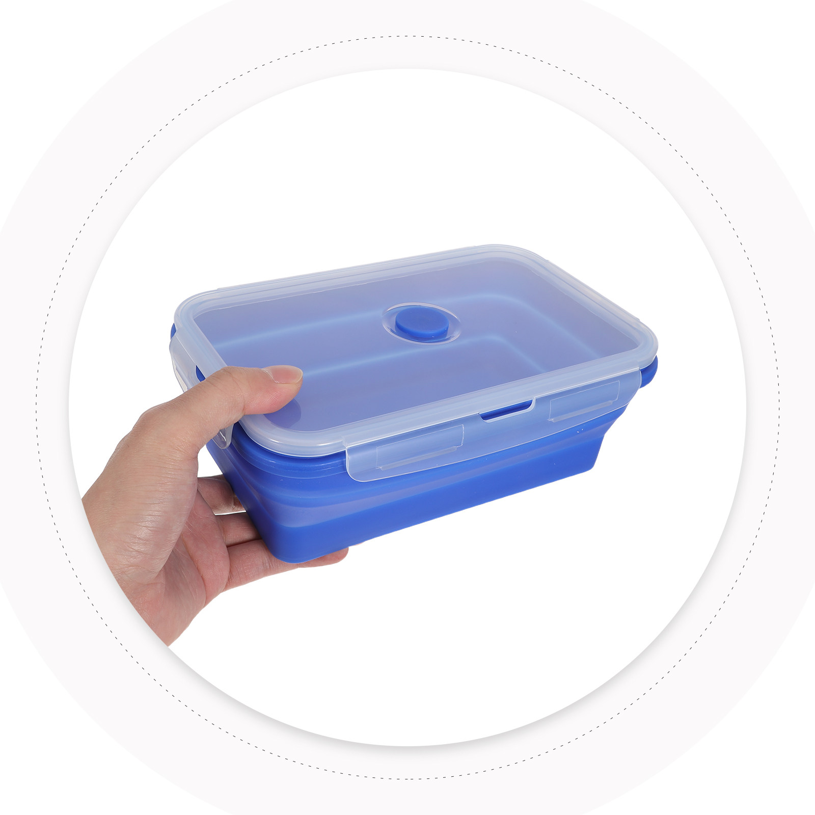 4-delige opvouwbare siliconen  - Food Storage Containers Plastic Box recensie en prijs