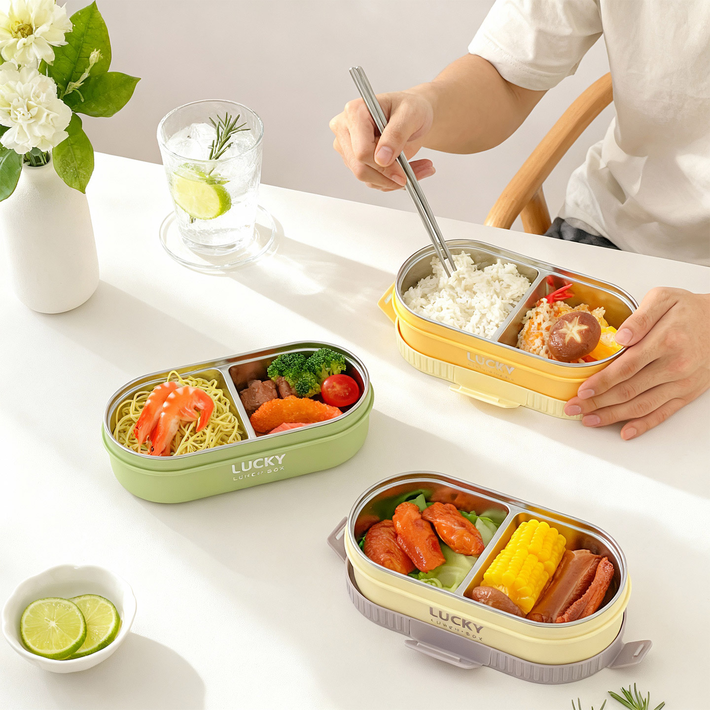 WORTHBUY 304 roestvrij staal o - Food Storage Dividers recensie en prijs