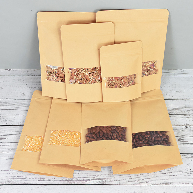 20/50 Stuks Kraftpapier Zip Lo - Food Storage Zip Lock Bags recensie en prijs