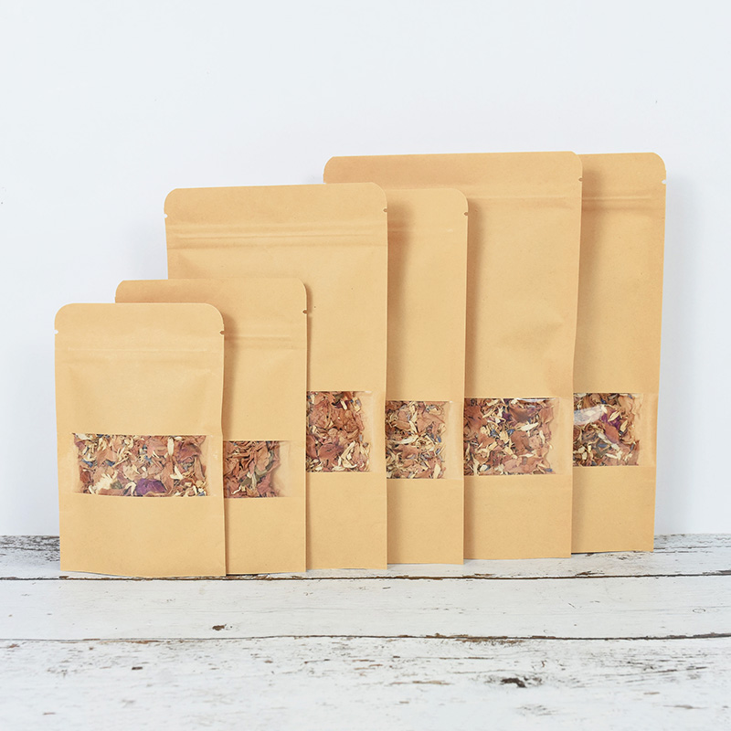 20/50 Stuks Kraftpapier Zip Lo - Food Storage Zip Lock Bags recensie en prijs