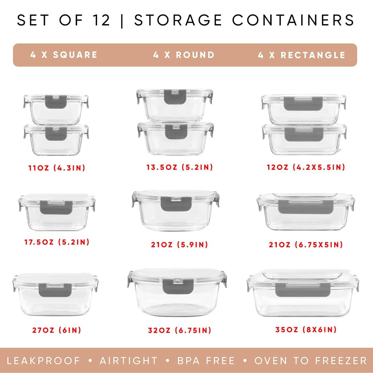 24-delige opbergcontainers van - Food Storage Containers Tupperware recensie en prijs