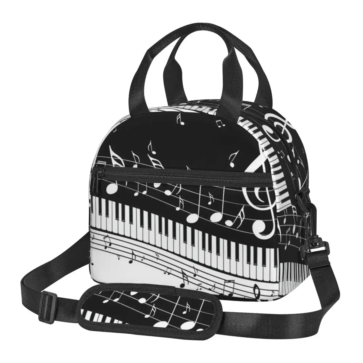 Abstracte pianotoetsen met muz - Food Storage Notes recensie en prijs