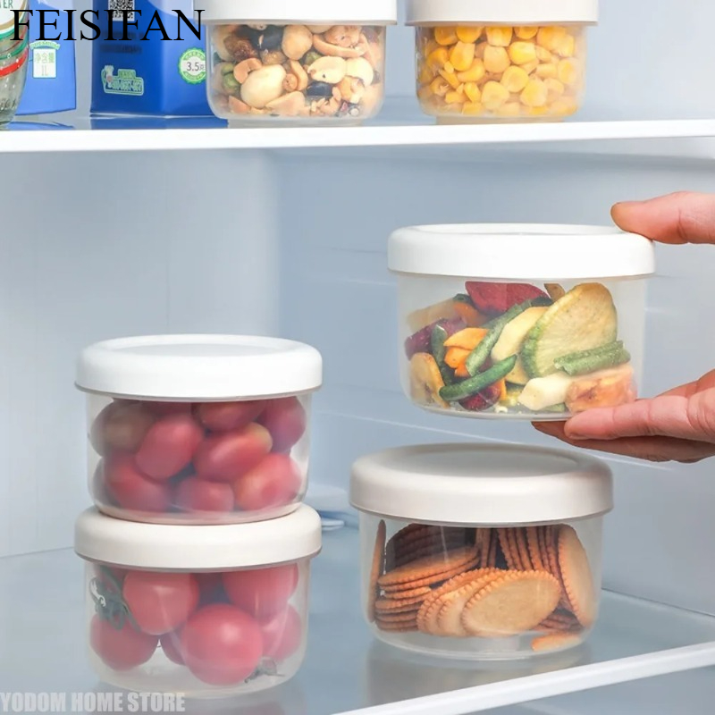 Draagbare ronde plastic voedse - Food Storage Containers Plastic Box recensie en prijs