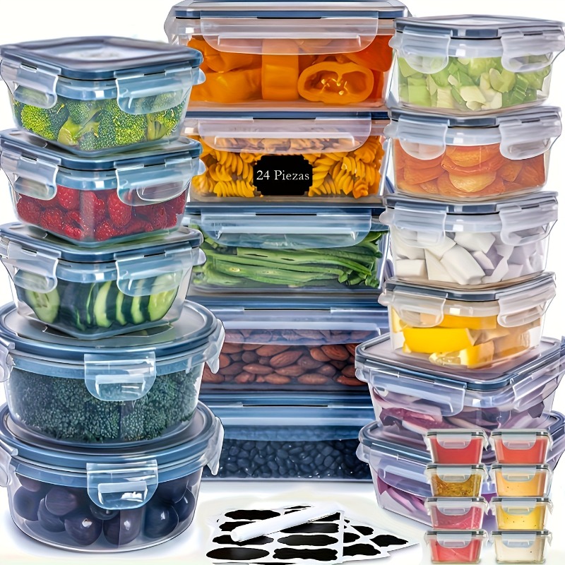 48-delige BPA-vrije voedselbew - Food Storage Kitchen Container Set recensie en prijs