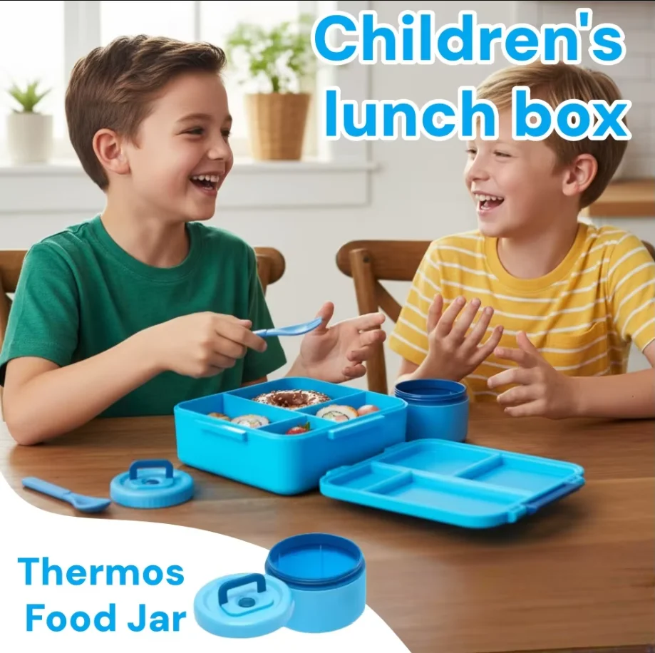 Kids 1700ml Bento Lunchbox Set - Food Storage Containers Tupperware recensie en prijs