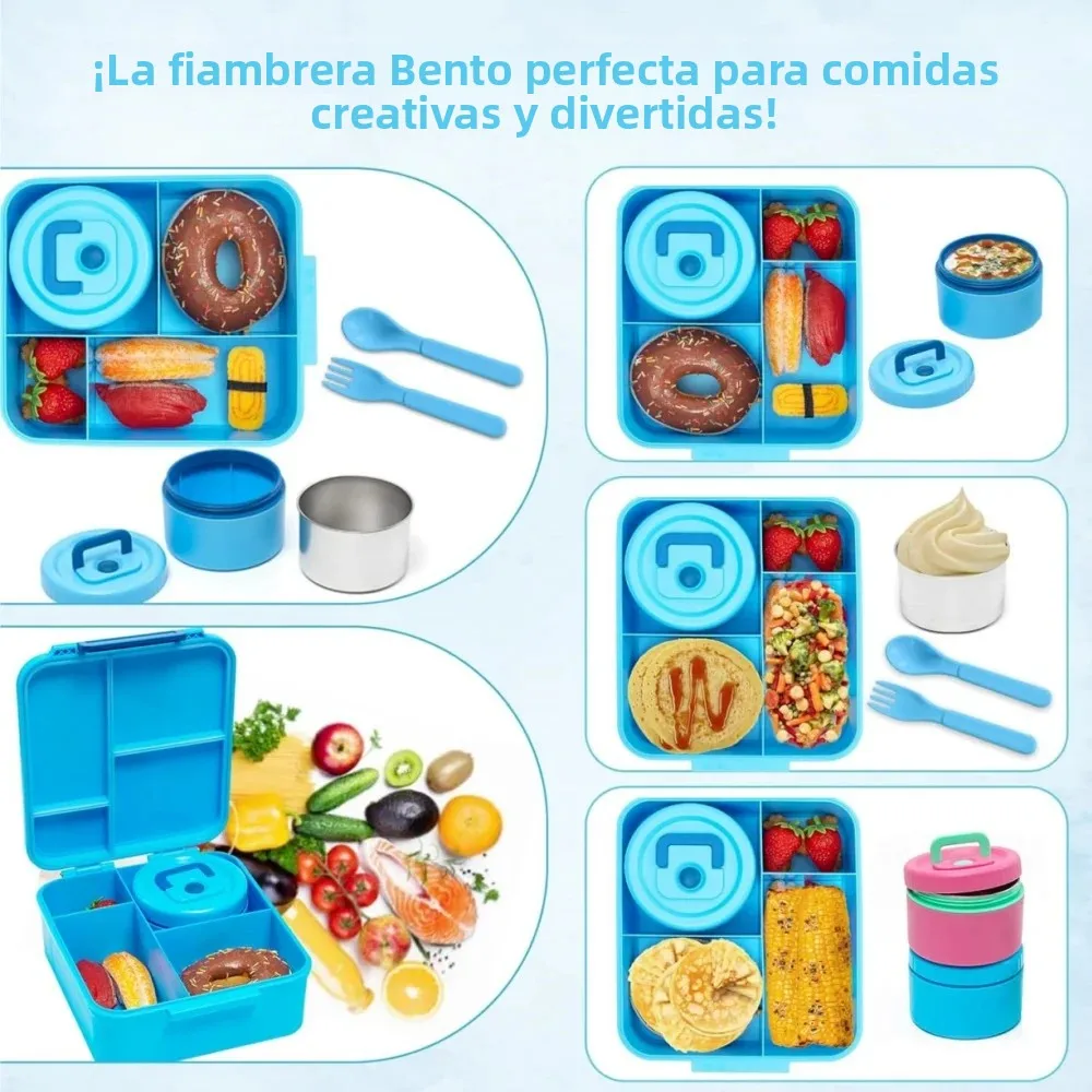 Kids 1700ml Bento Lunchbox Set - Food Storage Containers Tupperware recensie en prijs