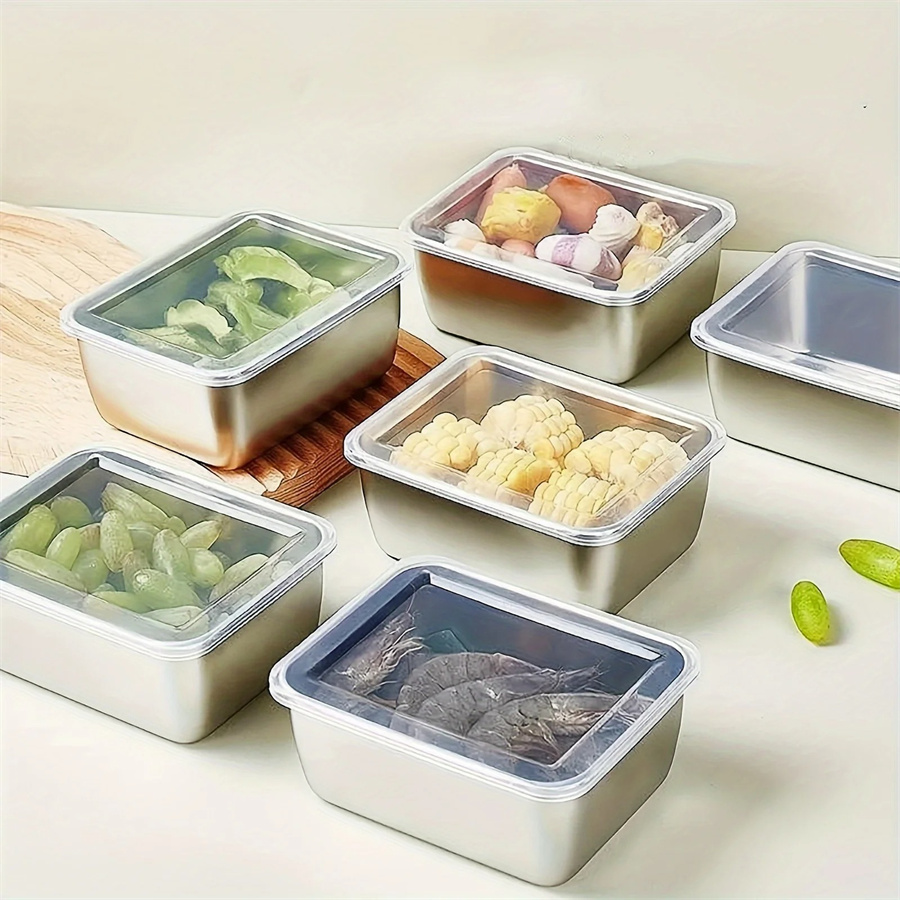 1/3/5 Stuks Rvs Voedsel Opberg - Food Storage Bins recensie en prijs