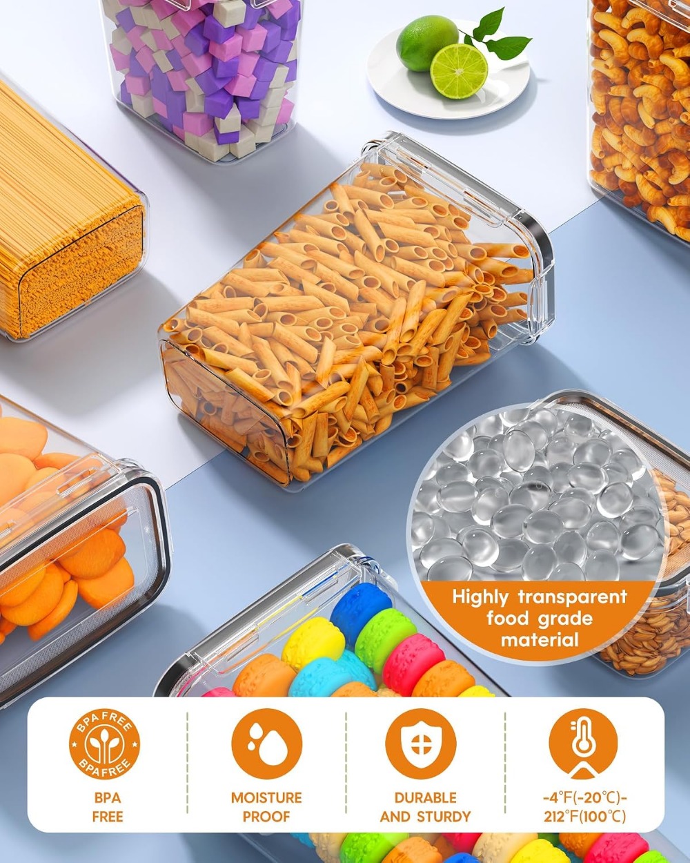 24 stuks luchtdichte voorraadd - Food Storage Containers recensie en prijs