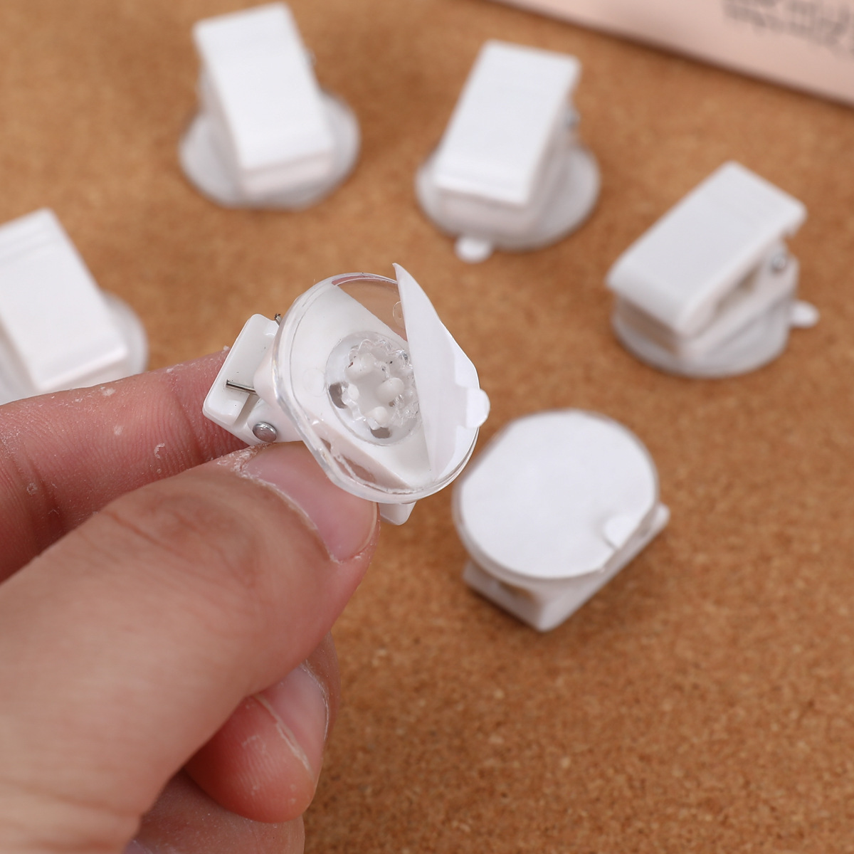 Mini roterende acrylclips, zel - Food Storage Notes recensie en prijs