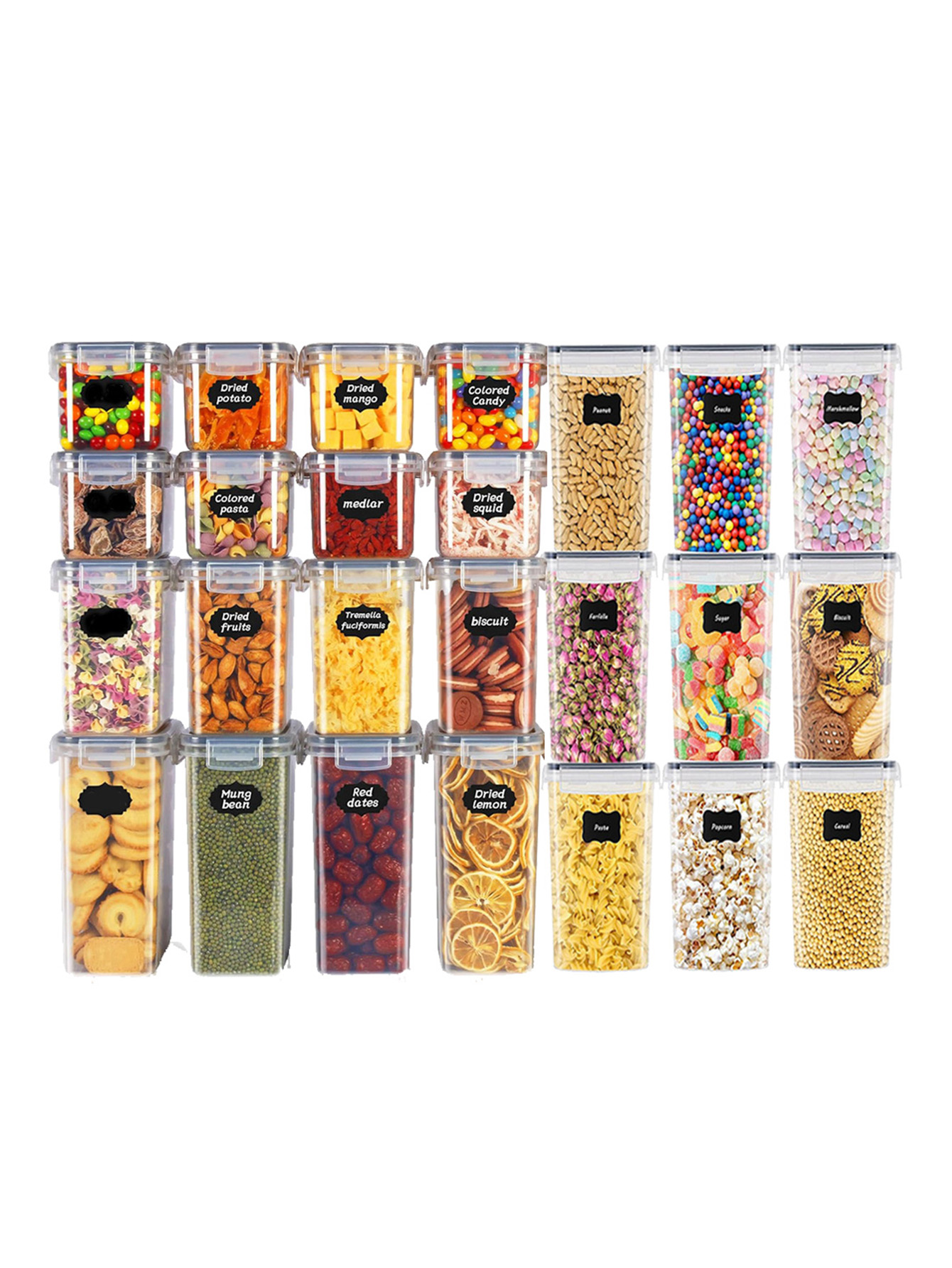 48 stuks, verzegelde voedselbe - Food Storage Meal Prep recensie en prijs