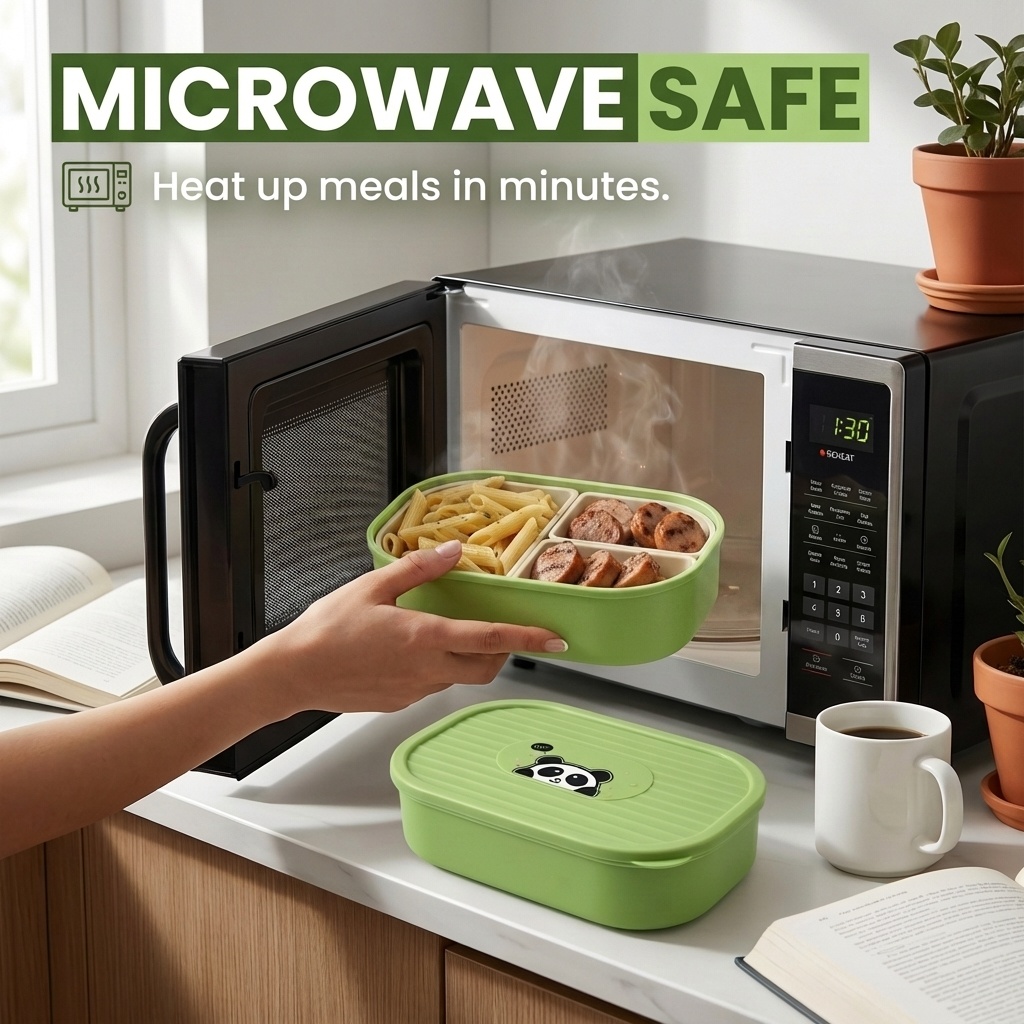 Leuke plastic lunchbox met com - Food Storage Dividers recensie en prijs