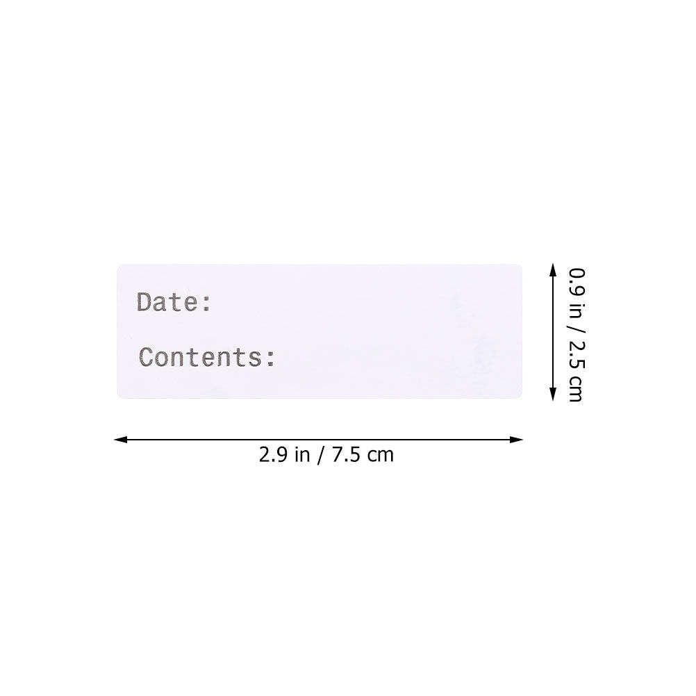 1 rol blanco voedsel-etiketten - Food Storage Notes recensie en prijs