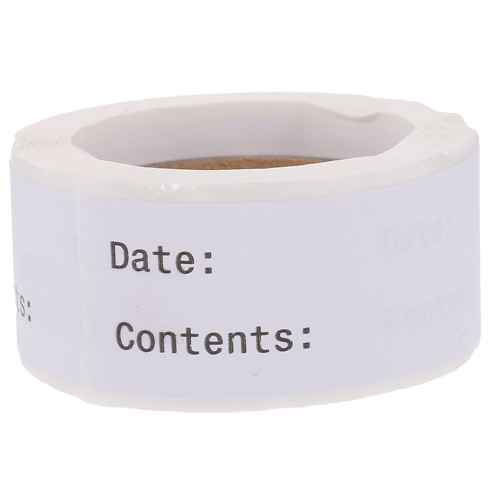 1 rol blanco voedsel-etiketten - Food Storage Notes recensie en prijs