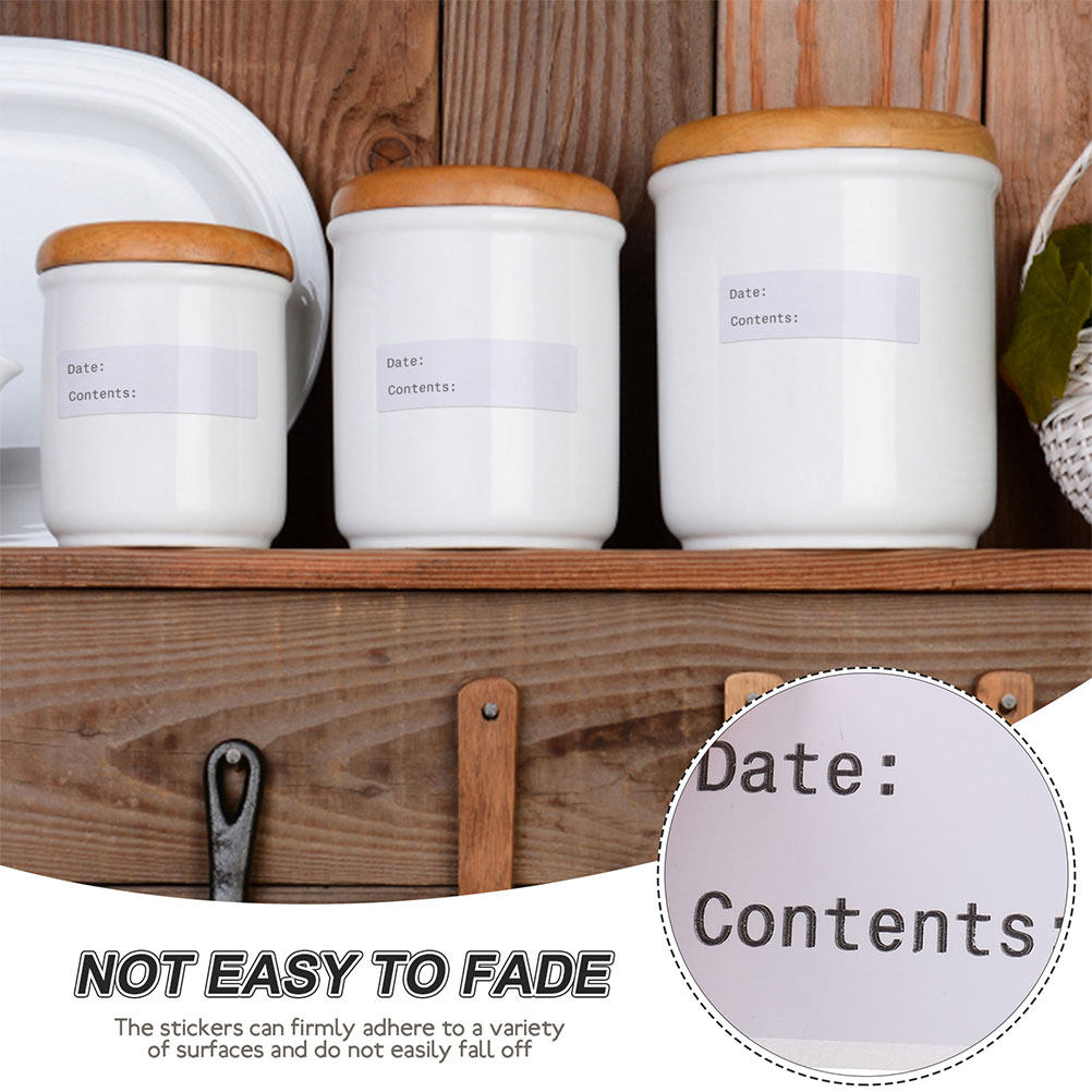 1 rol blanco voedsel-etiketten - Food Storage Notes recensie en prijs
