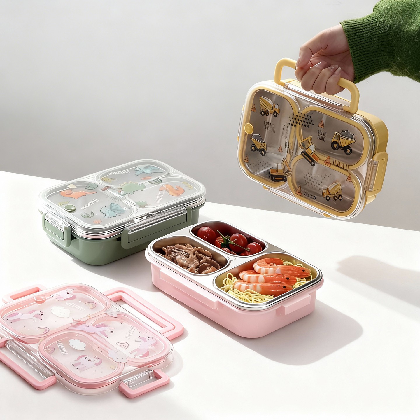 Grote capaciteit cartoon kinde - Food Storage Dividers recensie en prijs